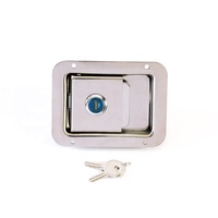 Poignée de remplacement robuste pour boîte à outils, porte de camion, porte de voyage, avec loquet à palette