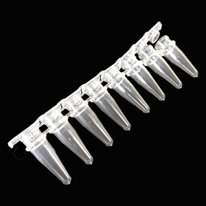 Tubos de PCR Yongyue Medical de 0.2 ml, Ocho Filas, Transparentes, con Tapa, Estériles, para Uso en Laboratorio - Product Image 2