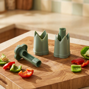 Removedor de Núcleos de Pimientos de Plástico al por Mayor, Descorazonador de Pimientos, Removedor de Semillas de Chile para Cocina, Restaurante, Hotel - Product Image 3