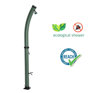 Colonne de <span class=keywords><strong>douche</strong></span> <span class=keywords><strong>solaire</strong></span> ronde et incurvée tout-en-un CYEN <span class=keywords><strong>20L</strong></span> en PVC pour <span class=keywords><strong>piscine</strong></span>, colonne de <span class=keywords><strong>douche</strong></span> <span class=keywords><strong>solaire</strong></span> complète pour la plage et la zone de <span class=keywords><strong>piscine</strong></span>, verte - Product Image 2