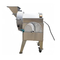Automatische Cassave Ui Ronde Schijf Aardappel Groente Schil- en Snijmachine