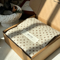 Papier cadeau personnalisé en tissu écologique certifié durable, recyclé, sans acide, neutre au pH, 17 g/m², pour vêtements et chaussures