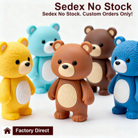 Unisex Umweltfreundliches Plastik-PVC-Bärenfiguren-Set Anpassbare 3D-Actionfiguren-Design Überraschungsboxen