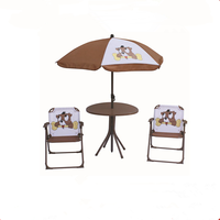 Set de Table pique-nique avec Parasol, chaise pliante, 1 ensemble, pour jardin, pique-nique, Parasol, HMD-G-803