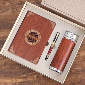 IStapromo Gifts Wood Bamboo A5 <b>Note</b> <b>Book</b> Diary Journal Customized Logo Gifts Set Planner with Pen - Product Image 6