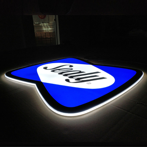 Popular Acero inoxidable 3D LED Logo Letras comerciales Exterior Interior Acrílico personalizado Publicidad Señal electrónica - Product Image 3