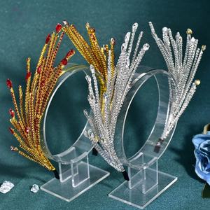 2025 nouvelle mode en forme de V bandeau de mariée couronne accessoires de cheveux de mariée mariage Zircon couronne diadème mariée cheveux bijoux casque - Product Image 3