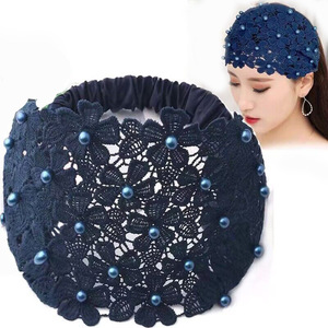 HZM-60886 Ren Headbands Head Bọc Đàn Hồi Thanh Lịch Bohemian Cổ Điển Tóc Turban Tóc Rộng Ban Nhạc Phụ Kiện Cho Phụ Nữ Cô Gái - Product Image 2