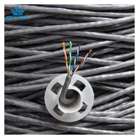 Venta al por mayor Cat5e Cable UTP en cajas de carrete Precio por metro para comunicación de red Cat 5 Cable