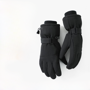 Gants de cyclisme d'extérieur pour hommes, gants de ski en coton résistants au froid pour vélo électrique, moto et motocyclette - Product Image 1