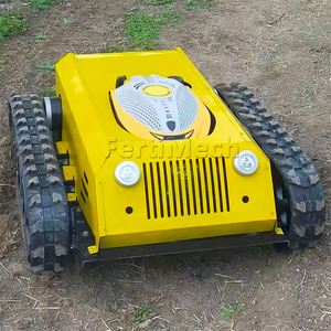 Fabriqué en Chine Robot agricole télécommandé tondeuse à gazon à chenilles efficaces contre les mauvaises herbes coupe-herbe électrique - Product Image 5