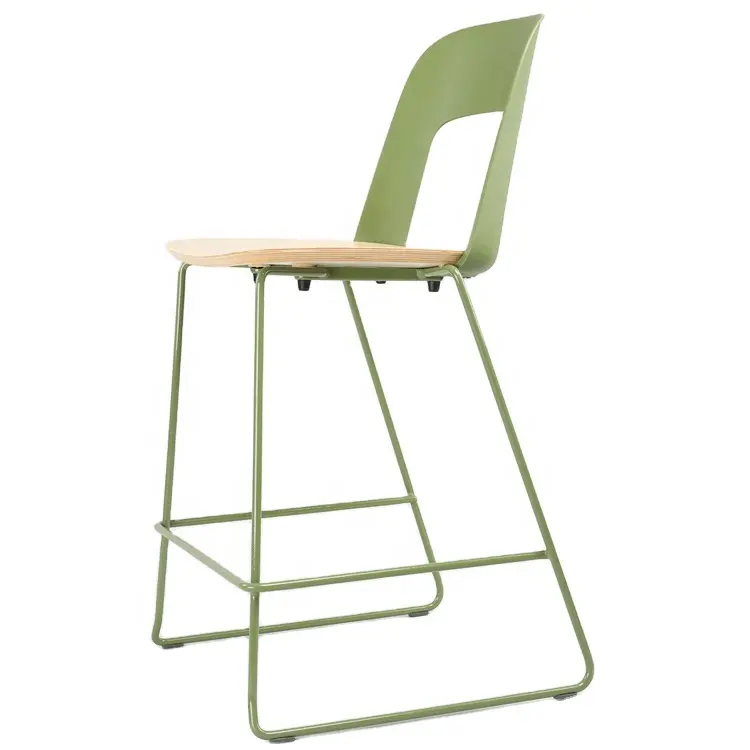Chaise haute en bois courbé bon marché norme ANSI/BIFMA