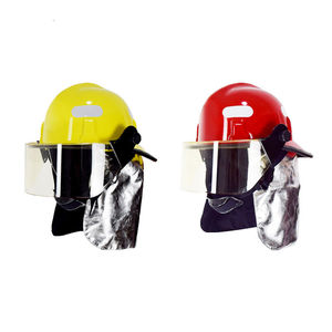 Casco de fuego americano vintage profesional con visera reflectante Equipo de bombero <span class=keywords><strong>antifuego</strong></span> - Product Image 1