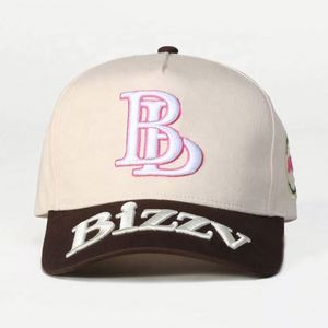 Gorras de Béisbol 100% Algodón, Personalizables, Estilo Urbano, Impresión Puff, Logotipo Bordado, Hebilla Dorada de Cobre, Deportivas, Comunes, Unisex para Adultos - Product Image 3