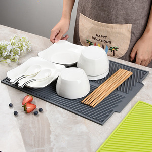 <b>Silicone</b> Dish Fast Drying Pad&<b>Mat</b> - Product Image 2