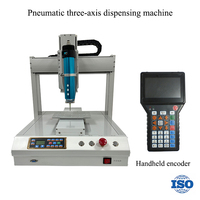 Distributeur de colle automatique pneumatique à haute viscosité fabriqué en Chine Distributeur de colle Robot distributeur de colle à trois axes en silicone