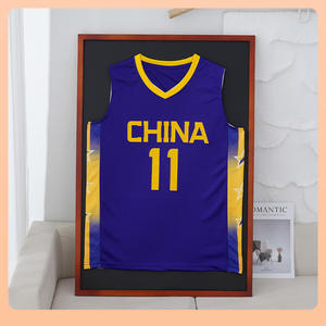 Cadre photo mural pour maillots de basket-ball <span class=keywords><strong>NBA</strong></span>, souvenirs de tennis et collection de vêtements signés - Product Image 3