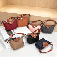 Dompet Wanita 2026 Baru, Penutup Ritsleting Lembut, Sederhana, Modis, Mini, Tempat Kartu, Warna-Warni, Tas Dumpling PU