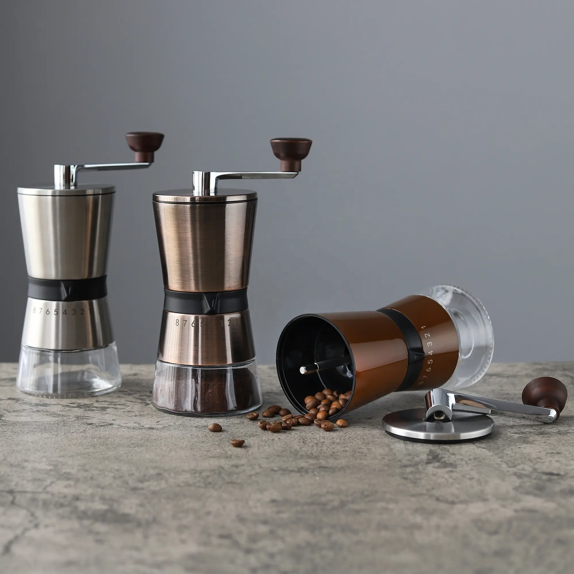 Hoge Kwaliteit Keuken Gadgets Koffie & Thee Gereedschap Koffieboon Hand Handmatige Braam Koffiemolen Voor Huishoudelijke