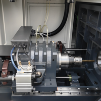 Torno CNC de 5 Ejes y Doble Husillo BL-CSL205/265 con Sistema de Control FANUC, Mini Centro de Torneado con Funciones Digitales