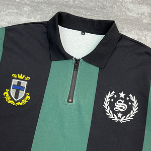 T-shirt Streetwear Designer Personnalisé en Coton Épais Coupe Boxy Courte, Design de T-shirt Brodé de Haute Qualité, Polos Oversize - Product Image 3