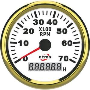 Tachymètre numérique pour moteur de yacht/marin, générateur, 52 mm, 316L, pour moteurs de bateau - Product Image 3