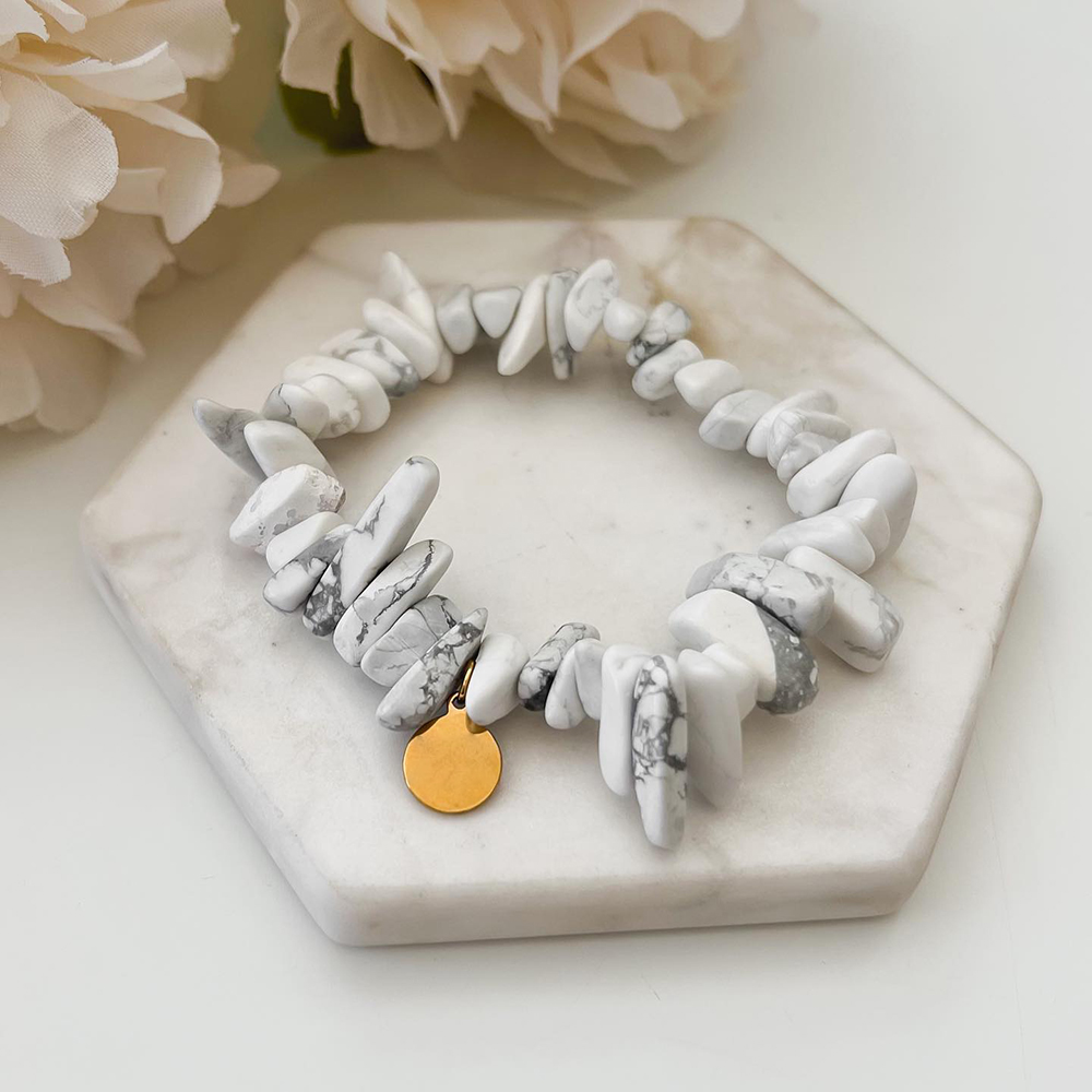 Summer Chakra Healing Crystal Jewelry,Boho Natural Chip Crystal Stone Beads Bracelet,Handmade Stretch Bracelet