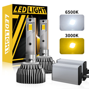 Điều kiện mới công suất cao 55W H1 màu kép Led Đèn Pha đèn sương mù trắng H11 Vàng H3 <span class=keywords><strong>881</strong></span> với ống đồng đôi - Product Image 1