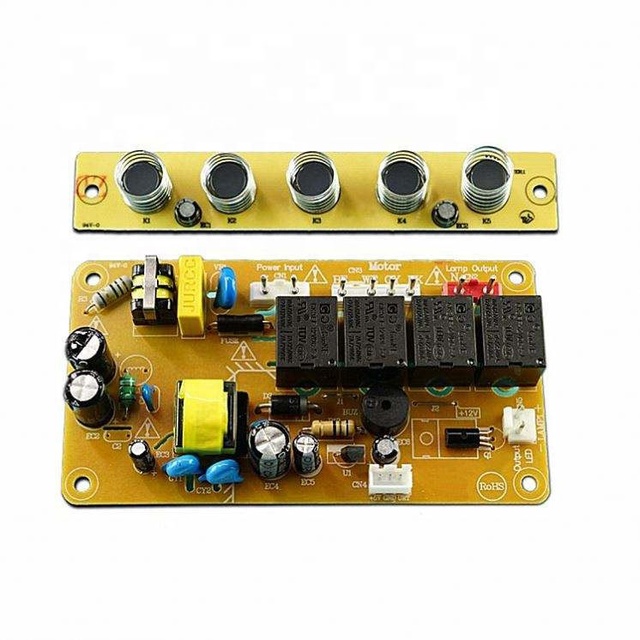 LCD touch backlight 3-speed cooker hood control kitchen chimney PCB board