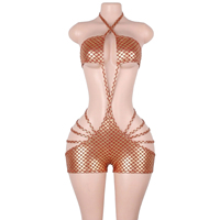 Tenues de danse exotiques : Ensembles de shorts holographiques à paillettes, combinaisons sexy scintillantes pour la danse sur barre et les spectacles de scène en boîte de nuit