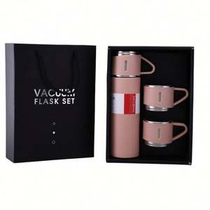Custom Logo 500Ml Stainless Steel Thermos Flask <b>Gift</b> <b>Set</b> With Box Hot Selling Vacuum Bottle <b>Gifts</b> - Product Image 1