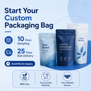 Sachet Doypack Personnalisé OEM/ODM – Pochette Refermable à Fermeture Ziplock pour Snacks, Chips, Bonbons et Emballages Alimentaires - Product Image 6