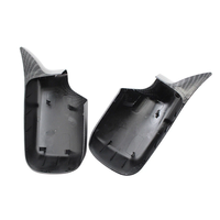 JDMotorsport88 Cubiertas Decorativas para Espejos Retrovisores Laterales con Aspecto de Fibra de Carbono ABS para BMW Serie 3 E46 Sedán 2001-2005