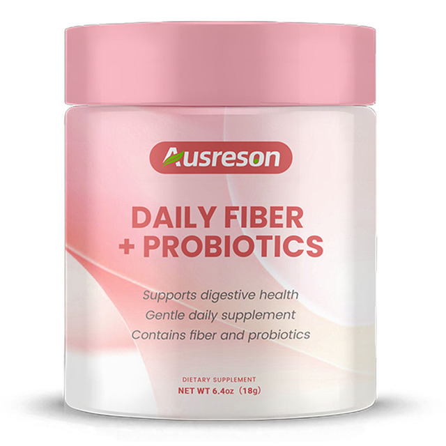 Ausreson Daily Fiber Probiotics Collagen Electrolyte Health Dietary Supplement Hot Selling Daily Fiber Organic Probiotics Powder