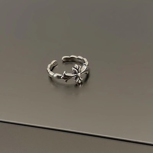 Usine prix de gros ancien Style sombre Hip Hop Punk ouvert réglable religieux <span class=keywords><strong>croix</strong></span> anneau pour femmes hommes Couple bijoux - Product Image 6