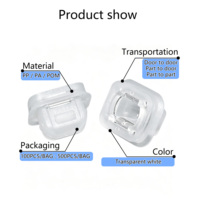 Clip de fixation en plastique pour seuil de portière BMW, plaque de protection du seuil de portière et garniture intérieure de portière