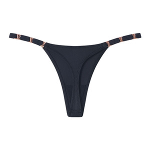 <span class=keywords><strong>Perizoma</strong></span> sexy a vita bassa in seta ghiaccio per donna, slip bikini a T con fibbia a V in metallo, lingerie sportiva traspirante - Product Image 6
