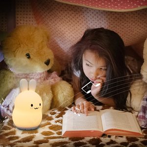 Lampe led double face en silicone, design musical, mini usb, <span class=keywords><strong>hello</strong></span> <span class=keywords><strong>kitty</strong></span>, licorne, œuf, boba, <span class=keywords><strong>veilleuse</strong></span>, pour enfants, loisirs - Product Image 5