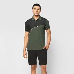 Chemises polo pour hommes, nouveau design simple, couleur unie, col rond, boutonnées, manches courtes, fabriquées au Pakistan, prix bas - Product Image 3
