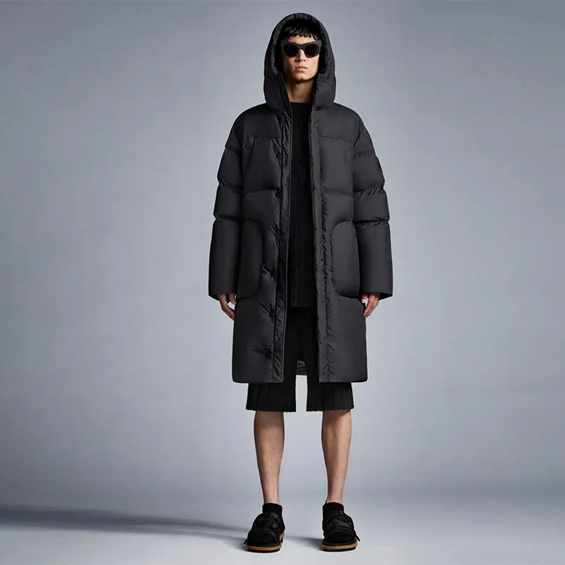 Men Long Coats Winter Casual Thick Warm Windproof Jacket Parkas Male Outwear Hat Hooded Black Parkas Down Jacket Jackets