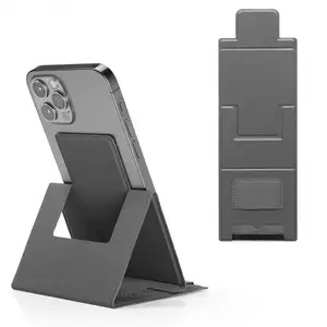 Foldable Stands Desktop Stand Luxury Stable Support Without Shaking Mobile Bracket Phone Pu Leather Holder Sjj009 Laudtec