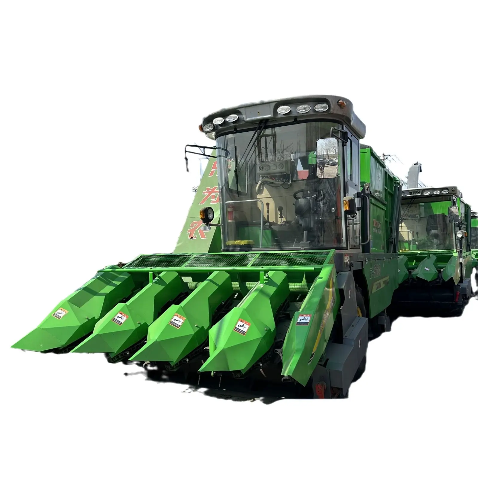 Bester neuer Getreidelmähdrescher Doppelreihe Doppelreihe eigenantrieb landwirtschaftlicher Mahlschneidmähdrescher Traktor Front-Mahlschneider