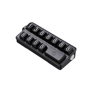 Tarjeta de Número de <span class=keywords><strong>Teléfono</strong></span> para Estacionamiento <span class=keywords><strong>Temporal</strong></span> de Automóviles, Diseño Creativo y Único 2026, con Luz, Martillo de Seguridad y Cortador de Cinturón - Product Image 1