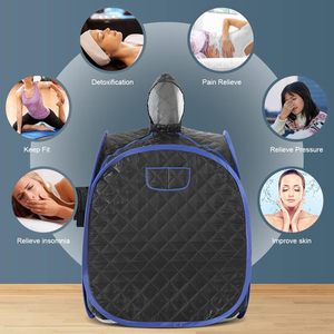 Sauna portable à vapeur humide BAFAN moderne <span class=keywords><strong>pour</strong></span> 1 ou 2 personnes, tente <span class=keywords><strong>de</strong></span> <span class=keywords><strong>spa</strong></span> à domicile <span class=keywords><strong>pour</strong></span> tout le corps avec fenêtres transversales et installation facile - Product Image 2