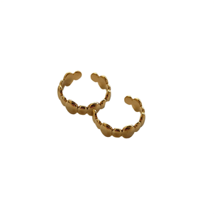 Fashion <b>Rings</b> PVD Gold Plated 316L Stainless Steel Sustainable Resistant Design - Product Image 2