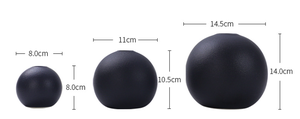 Fornitore di nozze moderno di lusso placcato argento sfera rotonda arte <span class=keywords><strong>vaso</strong></span> <span class=keywords><strong>in</strong></span> ceramica nuovi disegni per decorare <span class=keywords><strong>in</strong></span> argento oro nero bianco - Product Image 6