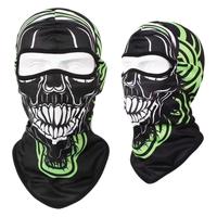 Casque de moto intégral pour homme et femme, doublure en spandex/élasthanne, masque crâne hip-hop, séchage rapide, respirant, protection solaire, course de nuit