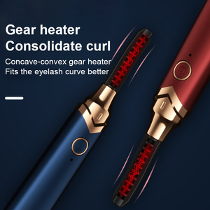Wholesale <b>USB</b> Rechargeable Electronic Eye Lash Curler Electric <b>Heated</b> Eyelash Curler Eyelash Applicator GZ RTS Bulk Mixed Order - Product Image 2