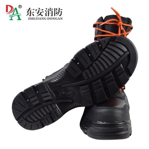Bottes en cuir de pompier <span class=keywords><strong>anti</strong></span>-perforation, résistantes au feu, de catégorie 4, fabriquées en Chine - Product Image 2