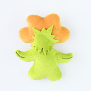 Breloque de sac en peluche personnalisée OEM, motif <span class=keywords><strong>fleur</strong></span> unique à une <span class=keywords><strong>fleur</strong></span>, style Kawaii, plante étrange, porte-clés en peluche brodé sur mesure, faible MOQ - Product Image 2